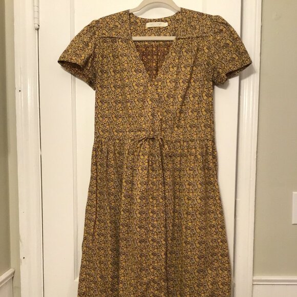 Christy Dawn Dresses & Skirts - Christy Dawn The Dawn Dress Gold Floral